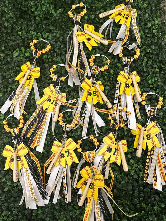 Softball Keychains | Tags